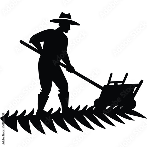 man with plow 