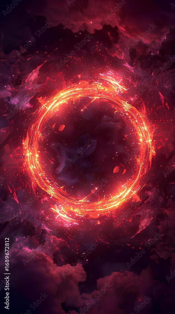 Fototapeta premium 背景素材 魔法陣 Background Magic Circle （Generative AI）
