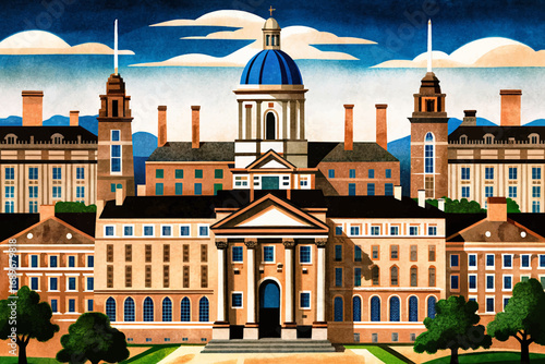 Dublin city, Trinity College, Georgian architecture, Irish cultural landmark, historic Europe travel destination