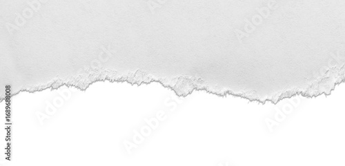 Wallpaper Mural Torn white paper  with shadow isolated on background Torontodigital.ca