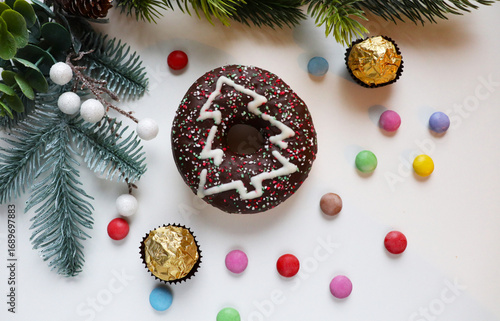 christmas cookies and decorations