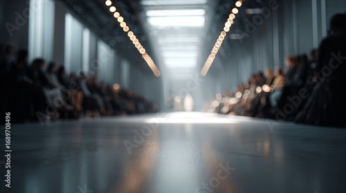 Runway Ready: Spotlight on Style at Fashion Week with Eagerly Awaiting Spectators Enthralled