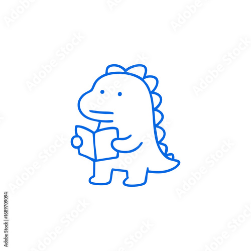 Stylized sand timer with blue borders and dark violet hourglass