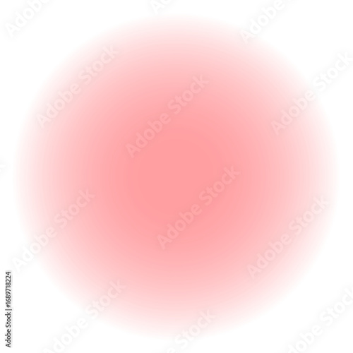 pink glowing circle