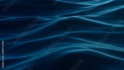Wallpaper Mural Blue texture ripples abstract background. Dark blue pattern waves backdrop. Smooth flowing water reflection in dark shades footage. Torontodigital.ca