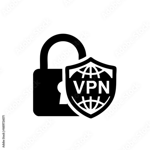 Secure your digital life with VPN protection and a global shield icon for online privacy and safety