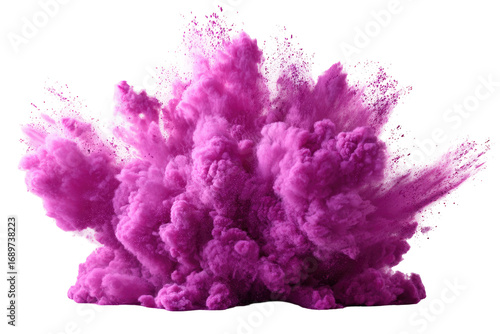 Vibrant magenta explosion