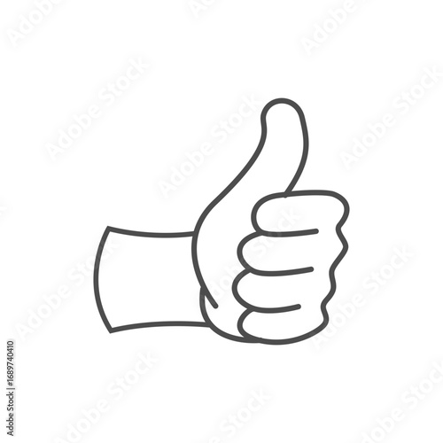 Hand Gestures Vector – Thumbs Up, Like Sign, Peace Sign, OK Sign
