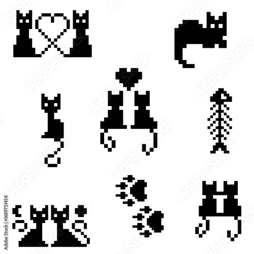 Gato pixel