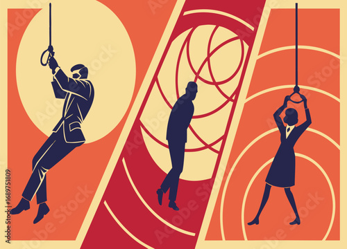Retro 1960s spy movie poster with bold typography and dramatic imagery