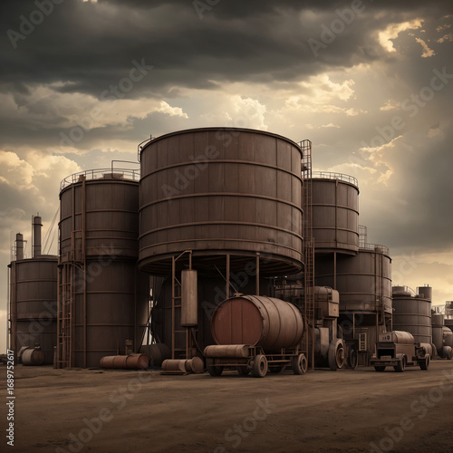 oil storage tanks