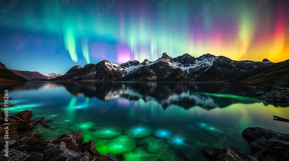 Fototapeta premium pristine alpine lake