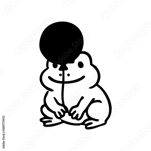 Stylized blue hourglass, dark ends