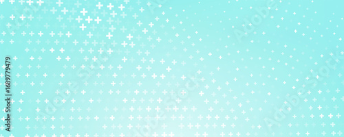 Medical abstract background with cross shape. Concepts of healthcare, innovative medicine. Eps10