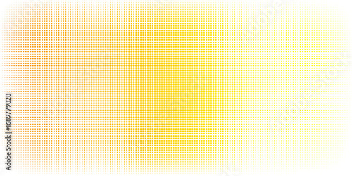 Yellow and Orange Halftone Dot Gradient