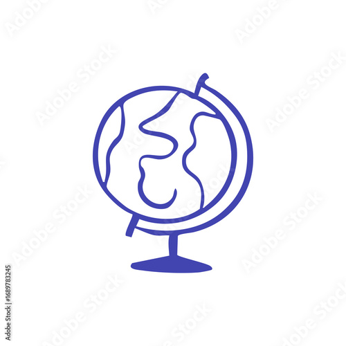 Outline drawing of a ruler with tick marks and a hole