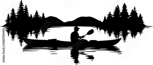 kayaking on the river, boat, water, fishing, lake, vector, cartoon, sport, kayak, sunset, people, illustration, woman, river, sea, fish, boy, fisherman, silhouette, rowing, beach, sky, canoe, child