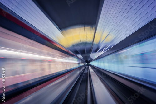 Fotografía Túnel abstracto velocidad