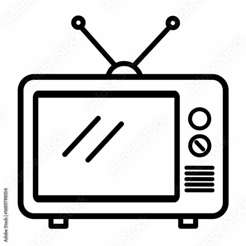 tv icon vector illustration