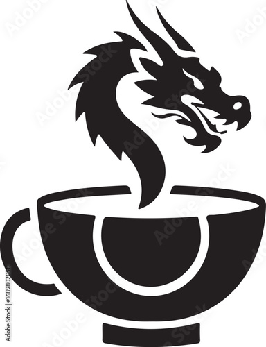 cup of coffee dragon 
