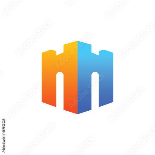 Castle Tower Security Modern Logo