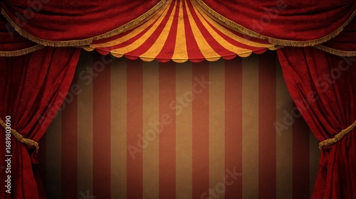 Circus frame background circus tent background with copy space