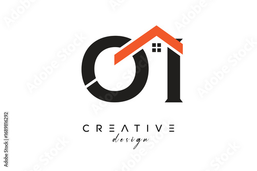 OI Creative Real Estate Architecture Monogram and Home Logo