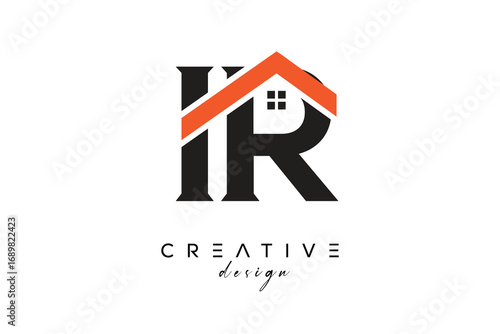 IR Creative Real Estate Architecture Monogram and Home Logo