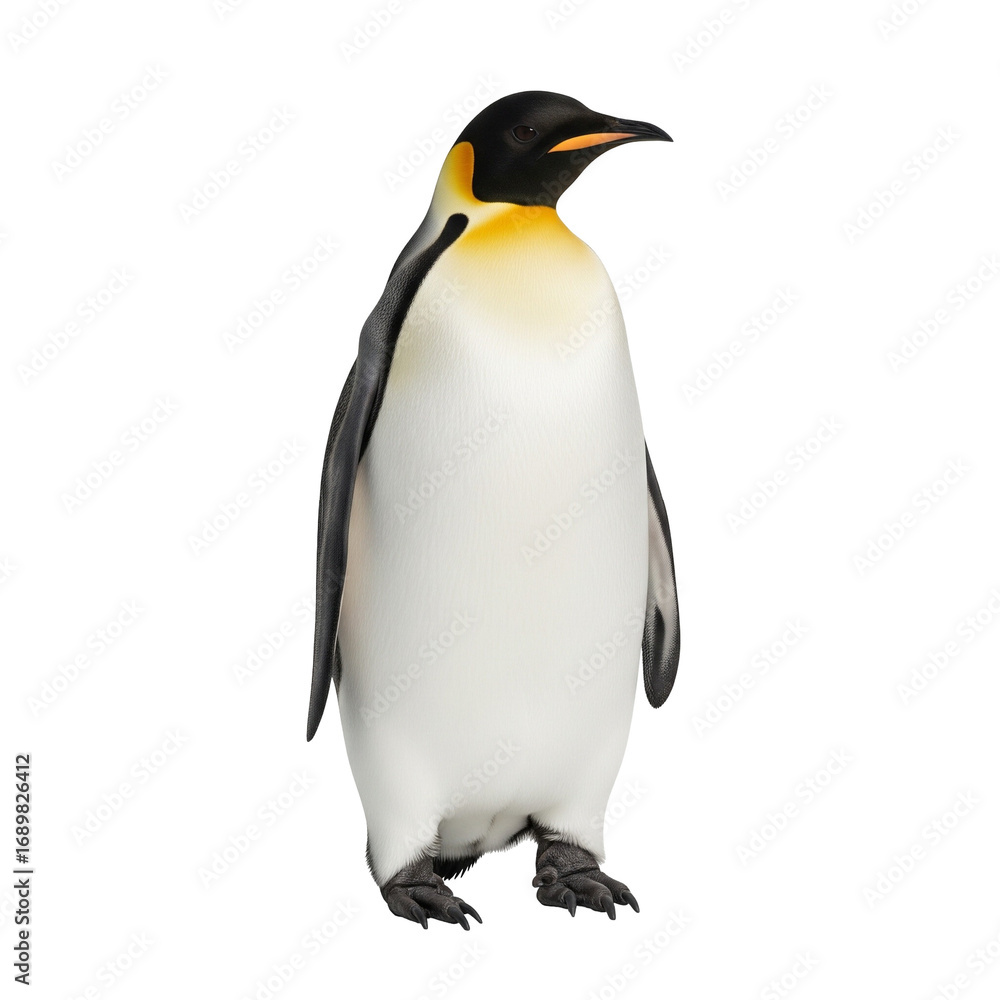 Fototapeta premium isolated emperor penguin