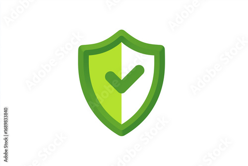 Free Download Stylish antivirus logo design with shield and check mark, professional flat icon, white background - GFXLoad