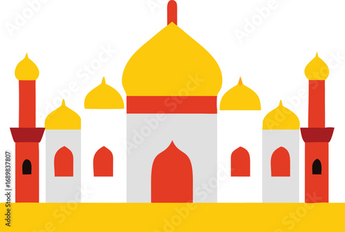 Iconic taj mahal landmark symbol celebration tourism