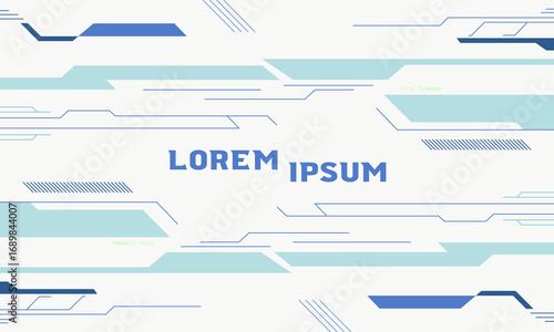 Abstract Futuristic Digital Vector Background for Technology Themes
