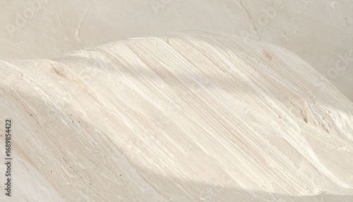 Beige Travertine Stone Texture with Soft Shadows