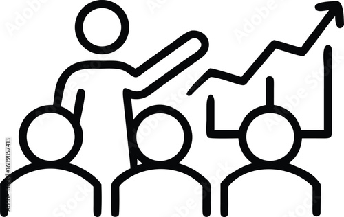 minimal-vector-design-of-team-leader-explaining-bu.