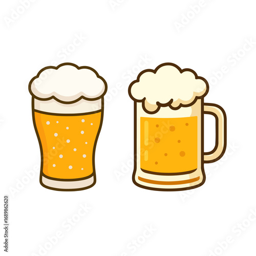 mug of beer with foam