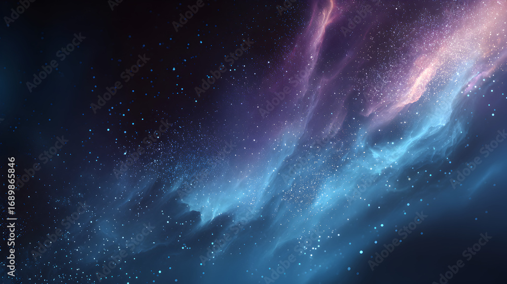 Fototapeta premium Cosmic Galaxy Nebula Background