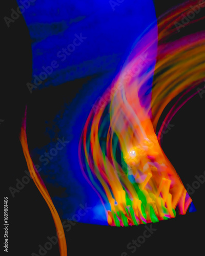 Ethereal Flames of Light