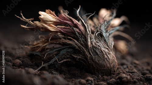 Floral Decomposition: A Study of Decay and Renewal in Brown Tones