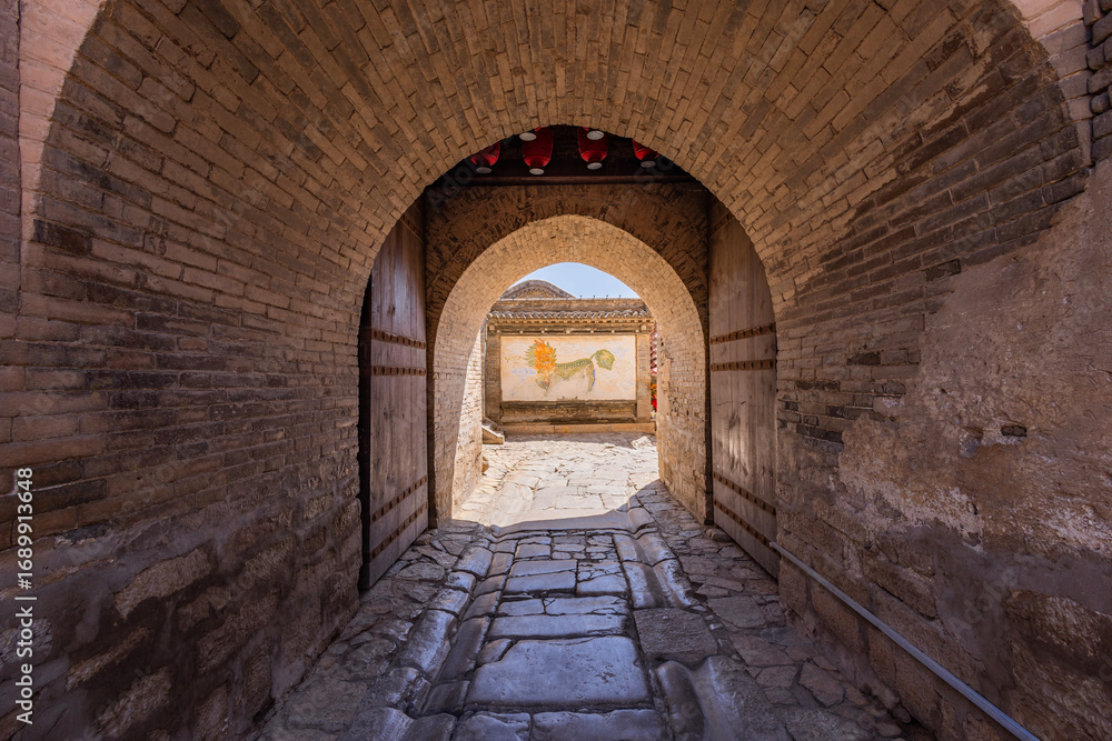 Obraz premium Nuanquan Ancient Town in Yu County, Hebei Province 