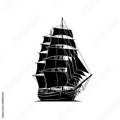 model of the ship