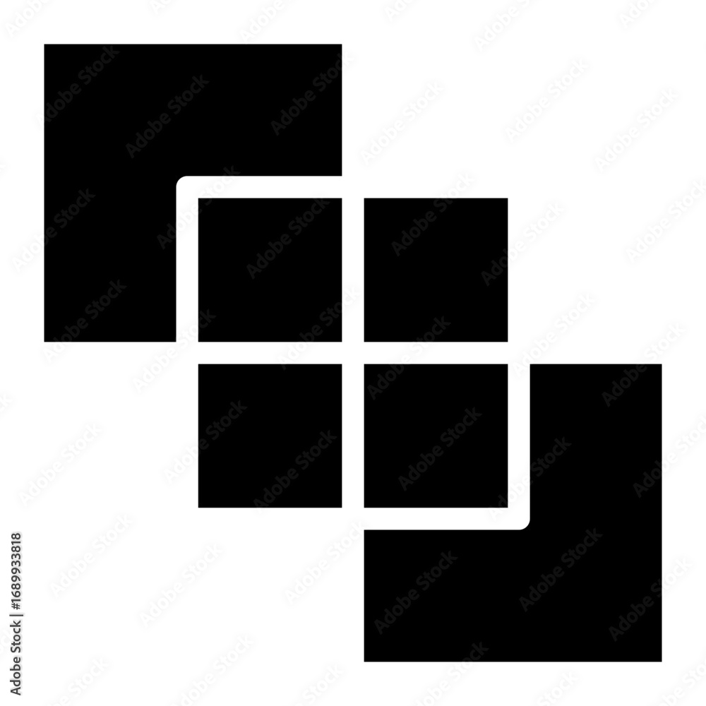 Obraz premium shape glyph icon