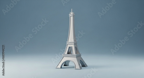 Eiffel tower paris france travel landmark architecture famous monument tourism european attraction metallic grey