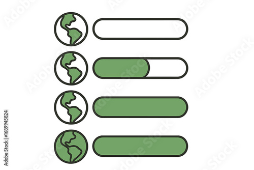 Minimalistic Plane Airplane Line Icon Vector Cartoon Illustration for Web Design, Apps, Banners, Social Network, Cards, and Graphic Projects with Transparent Background
