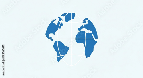 Global world map vector illustration for geography earth day and international travel and business concept