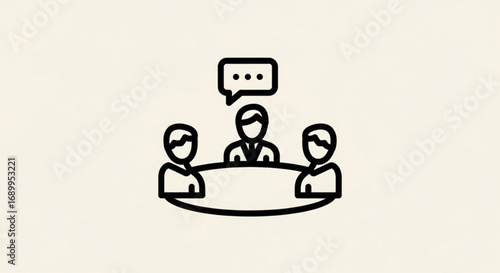 Business meeting discussion teamwork brainstorming collaboration strategy planning conference team work talk 100