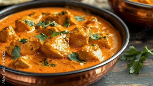 Chicken tikka masala creamy aromatic curry dish
