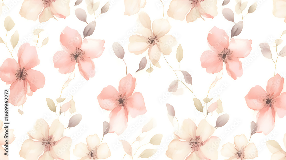 Fototapeta premium seamless floral pattern
