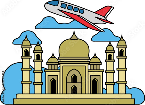 Flight to Taj Mahal Tourism