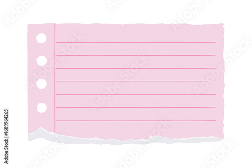 pink note paper,
Pastel Pink Lined Notebook Paper – Torn Spiral Edge