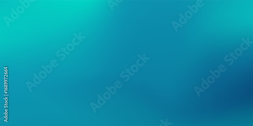 Abstract green blue soft gradient background. Simple mesh model. Waves effect, space for text. Vector illustration.